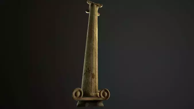 Column wooden instrument