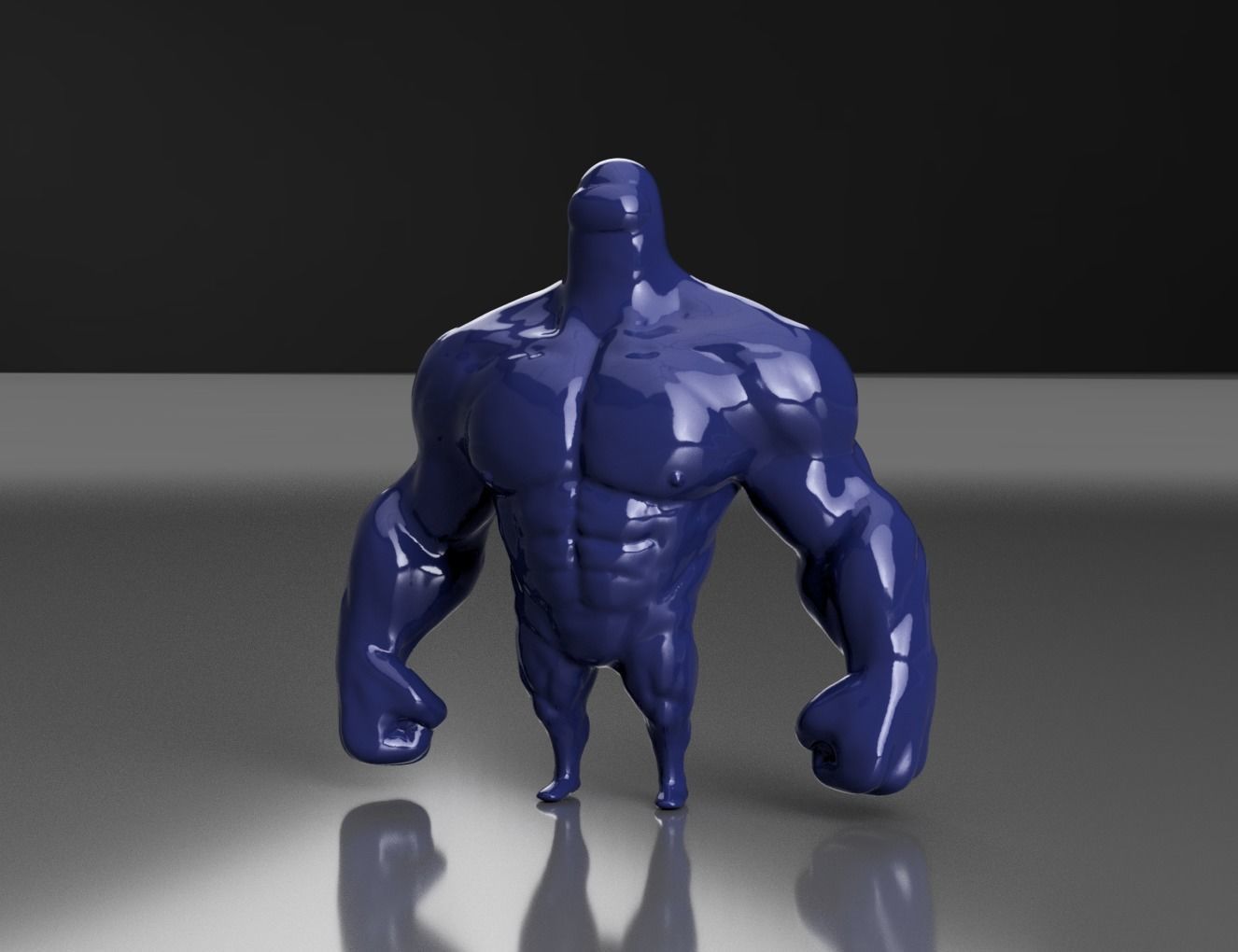 Among Us Muscled Mamadisimo 3D print model_3