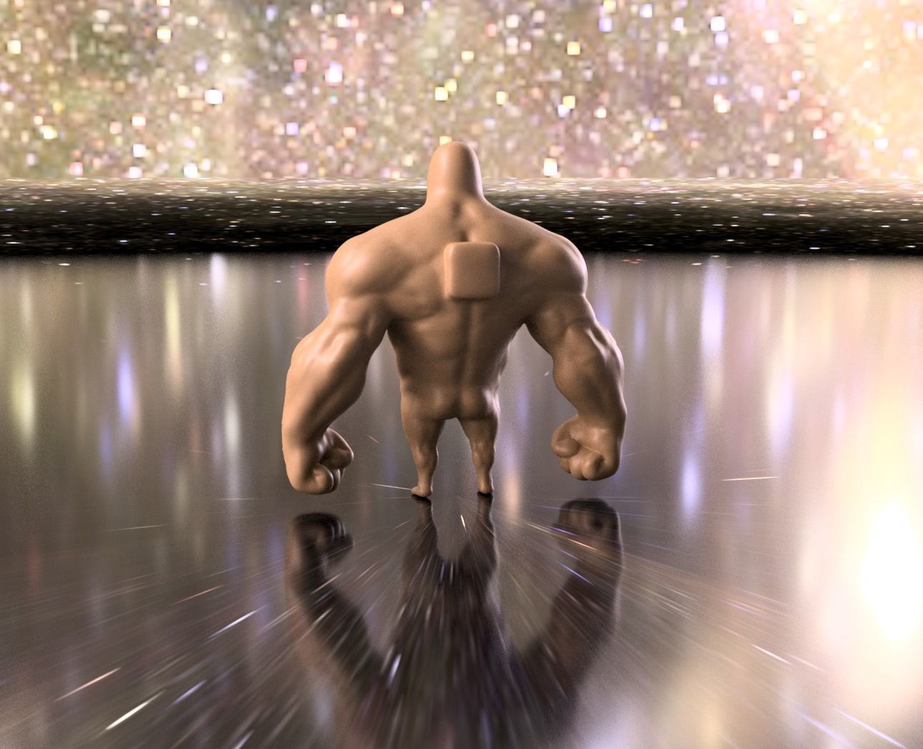 Among Us Muscled Mamadisimo 3D print model_6