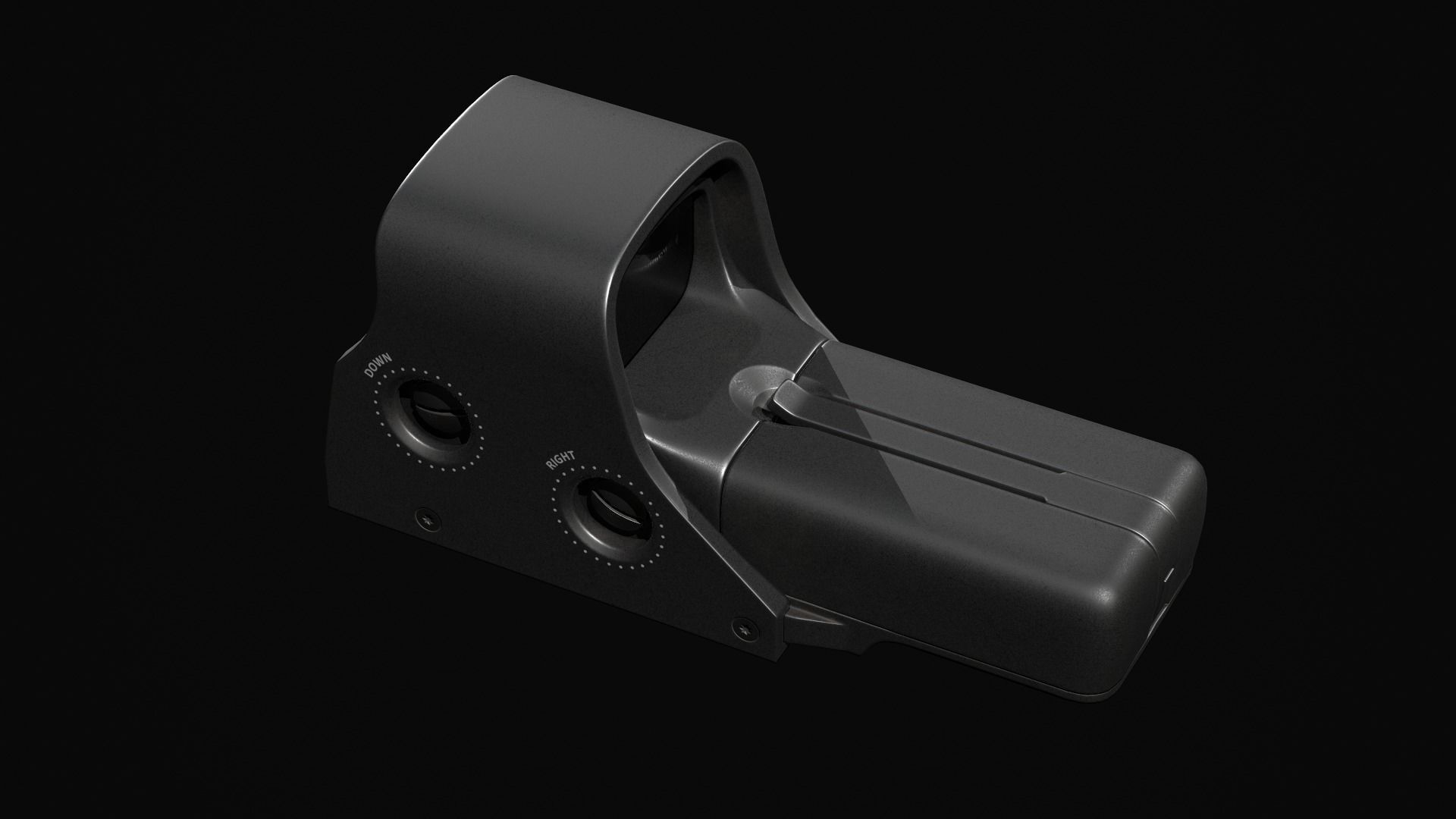 Eotech 512 Scope Low-poly 3D model_3