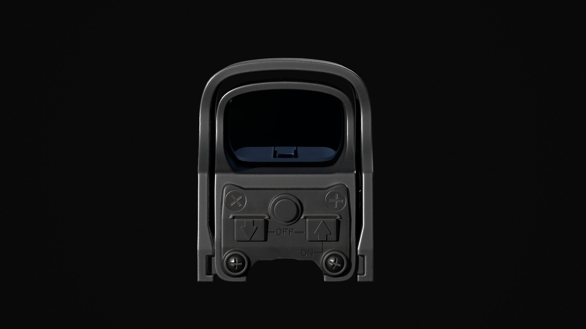 Eotech 512 Scope Low-poly 3D model_1