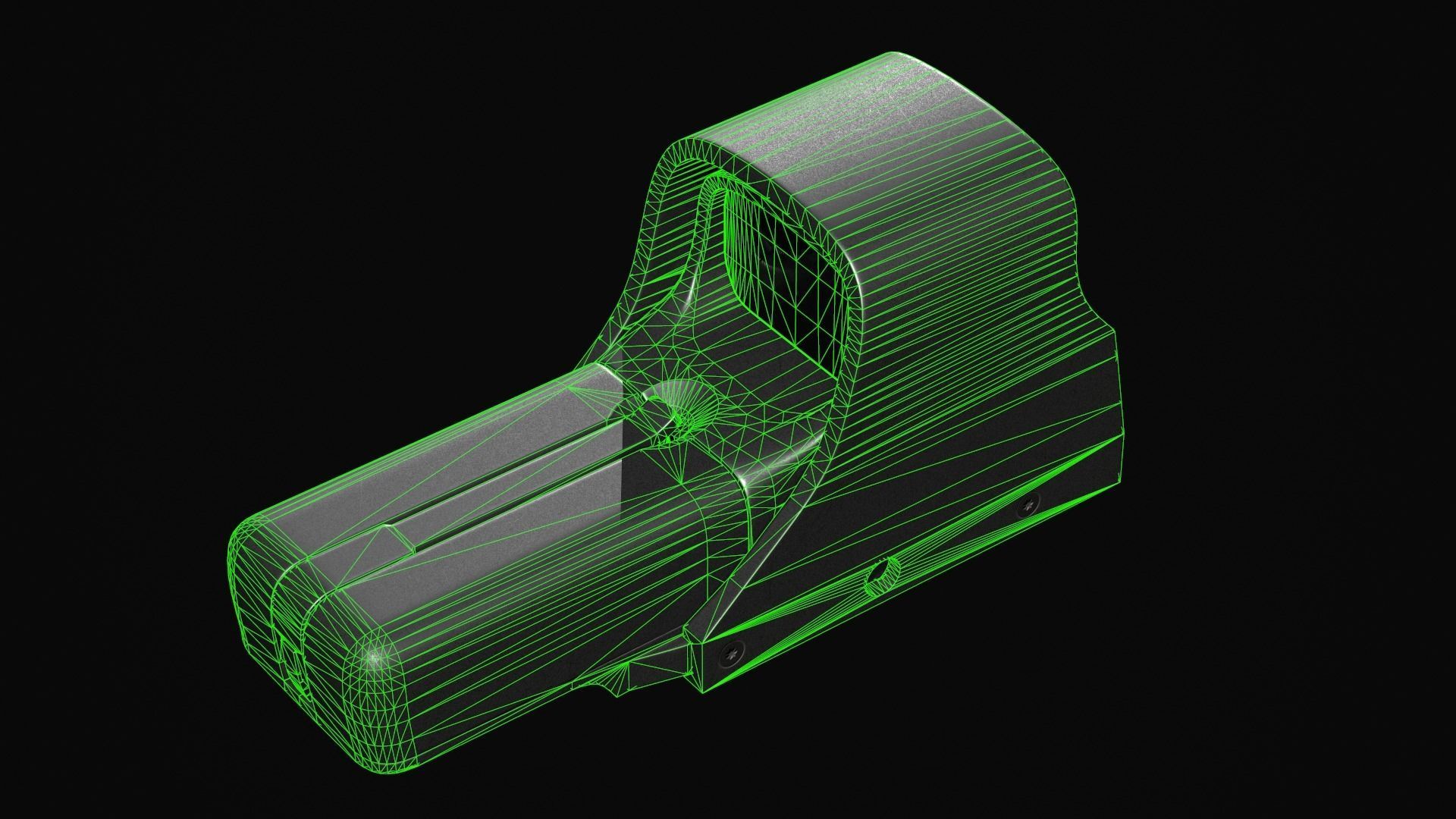 Eotech 512 Scope Low-poly 3D model_6