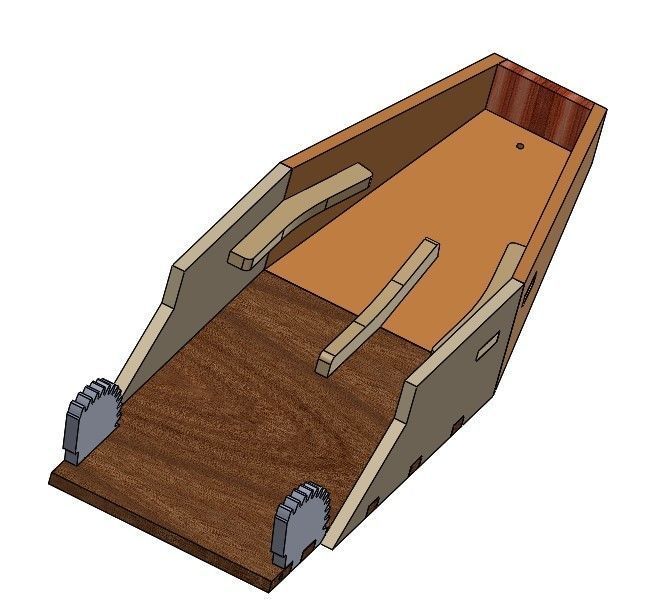 Wood Single Wine Box 02-gear structure 3D print model_9