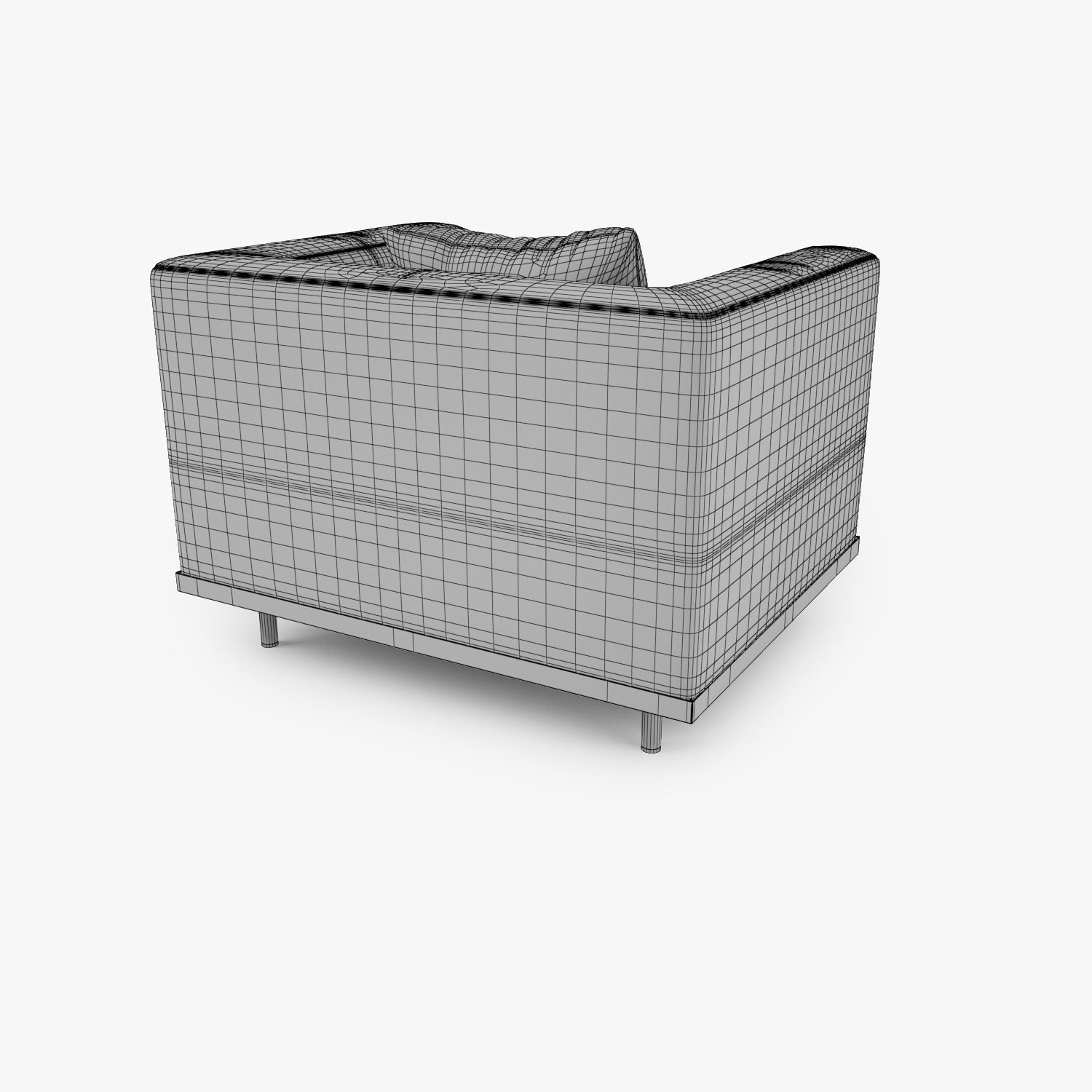 Royal Botania Lazy Armchair 3D model_5