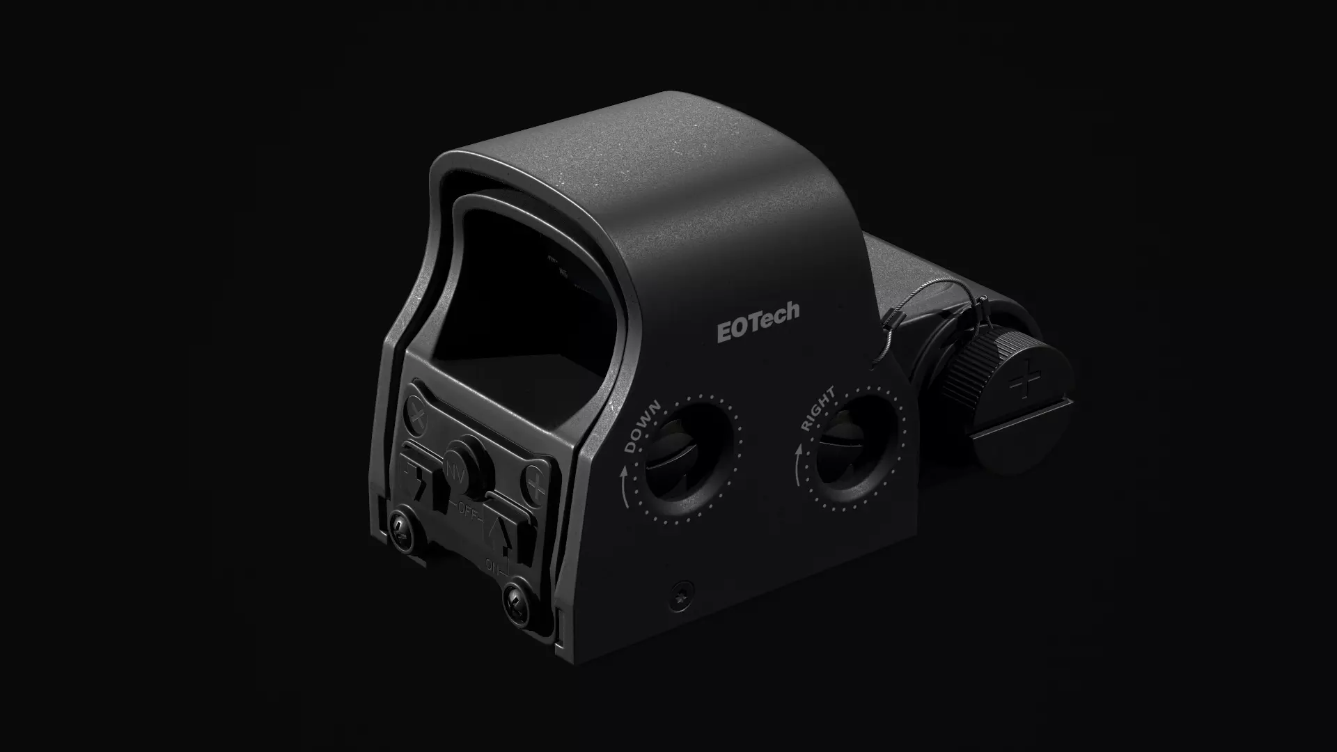 Eotech XPS Scope Low-poly 3D model