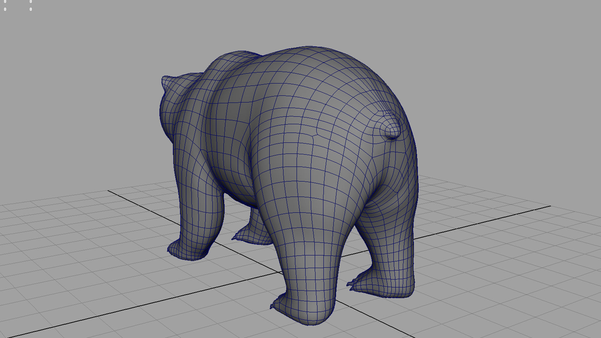 brown bear 3d model 3D model_2