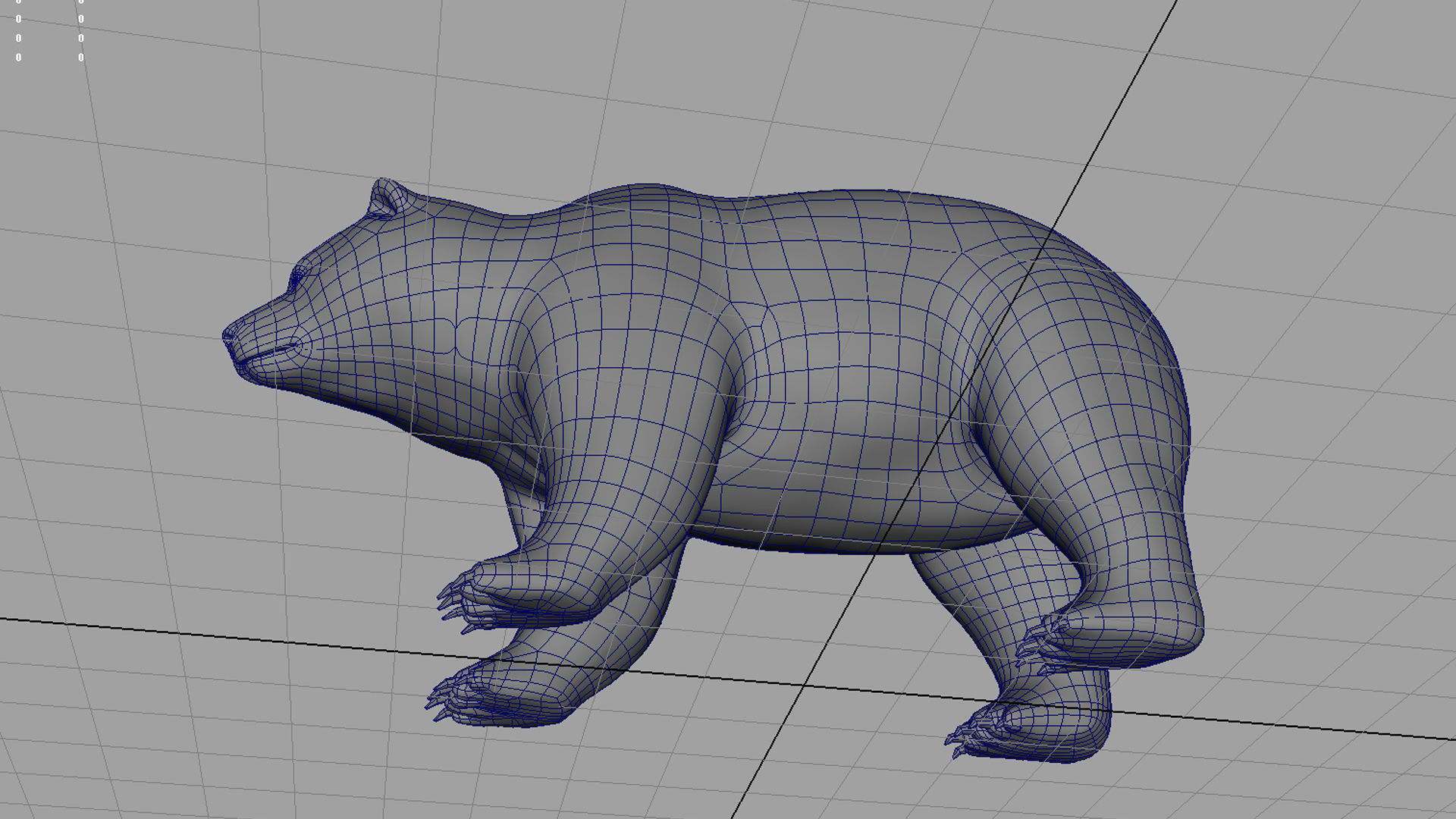 brown bear 3d model 3D model_1