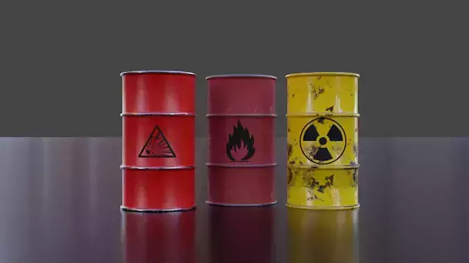 Barrel hazard barrels