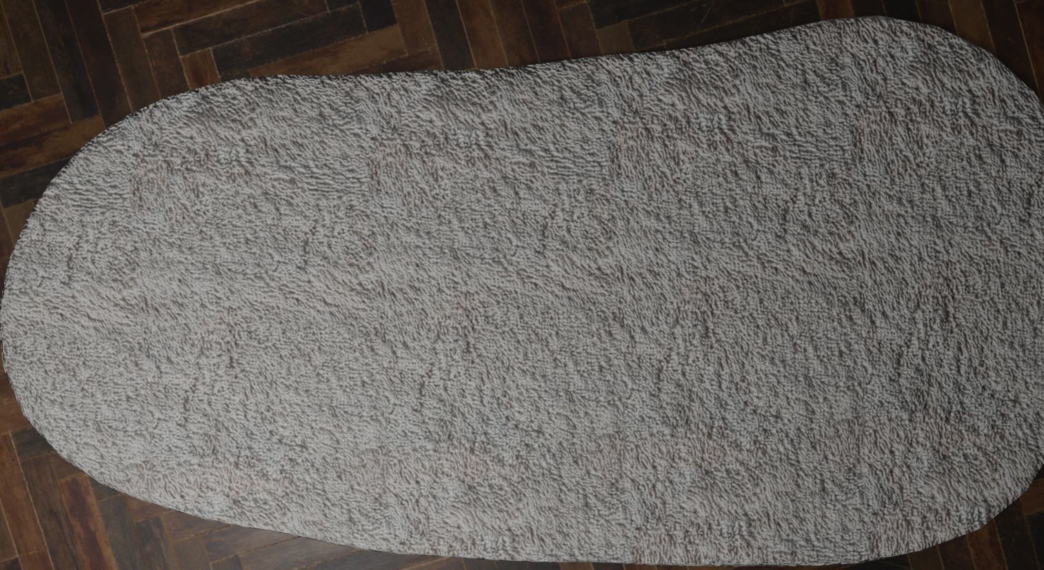 Fur Rug 3D Model Low-poly 3D model_6