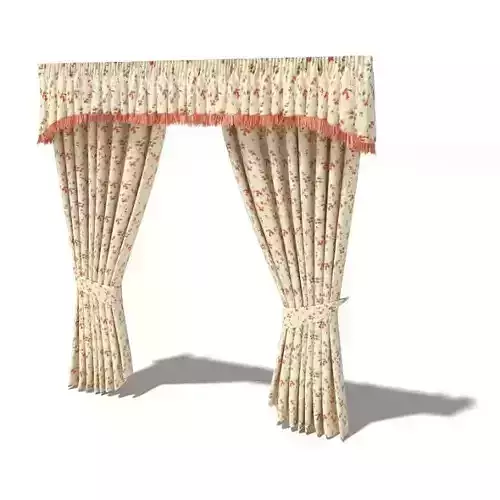 Floral Haning Curtains