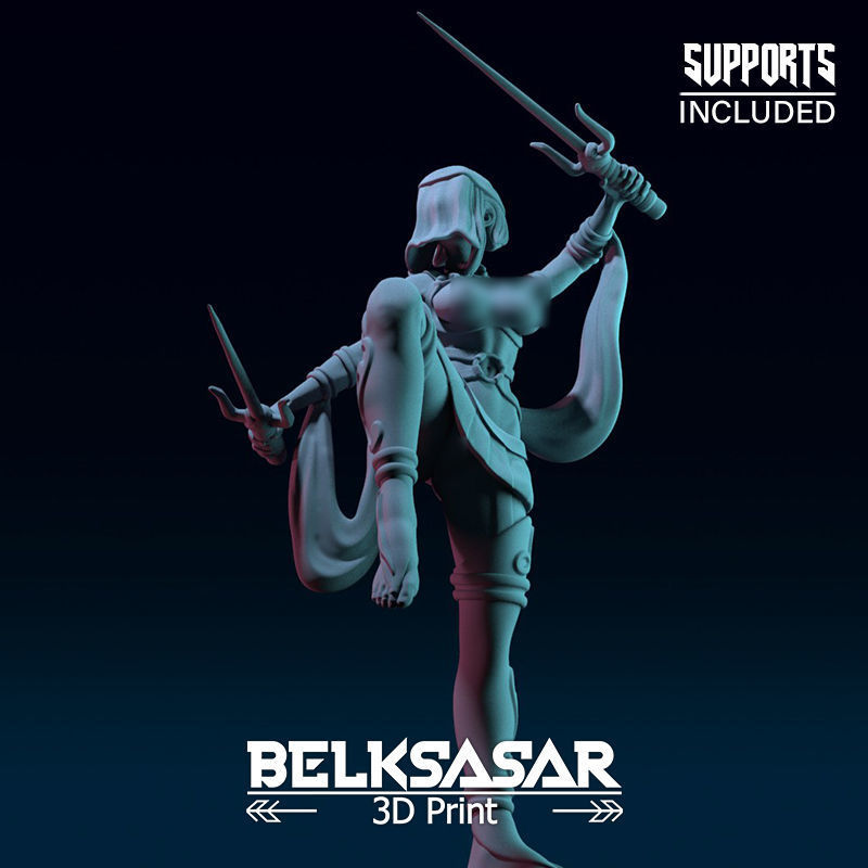 Rogue of the Sands Normal and Nude 3D print model_23