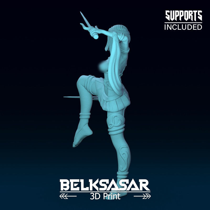 Rogue of the Sands Normal and Nude 3D print model_7