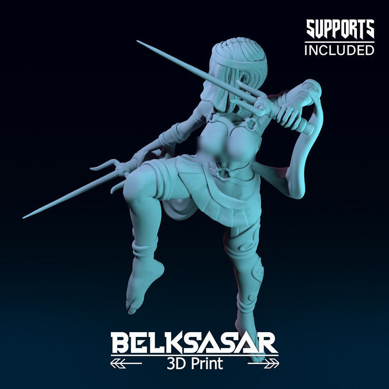 Rogue of the Sands Normal and Nude 3D print model_21