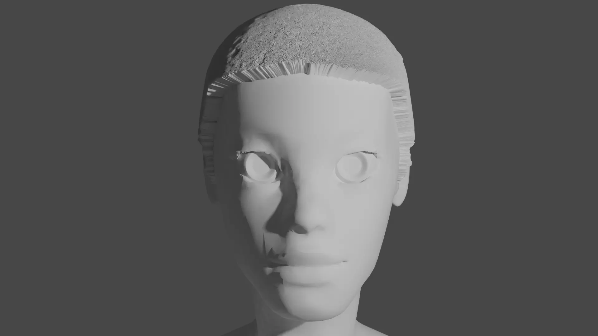 female character Free 3D model_0