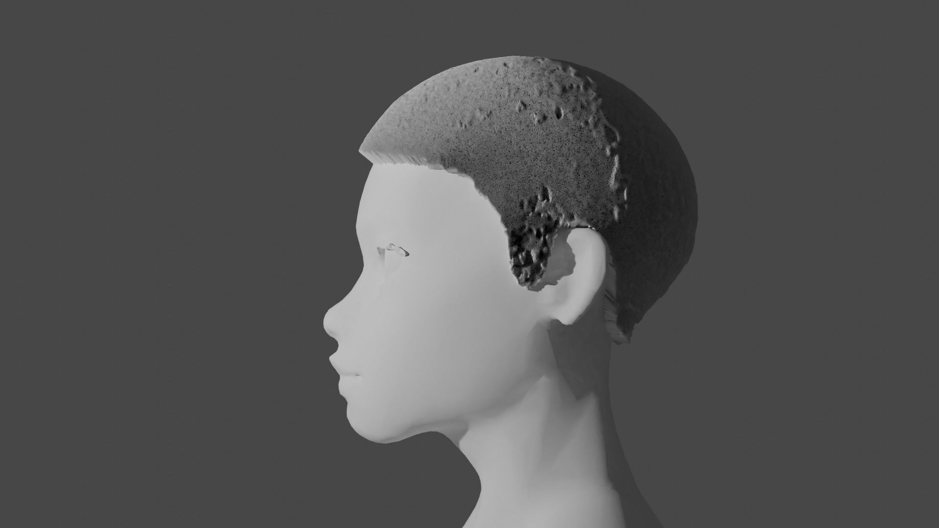 female character Free 3D model_1