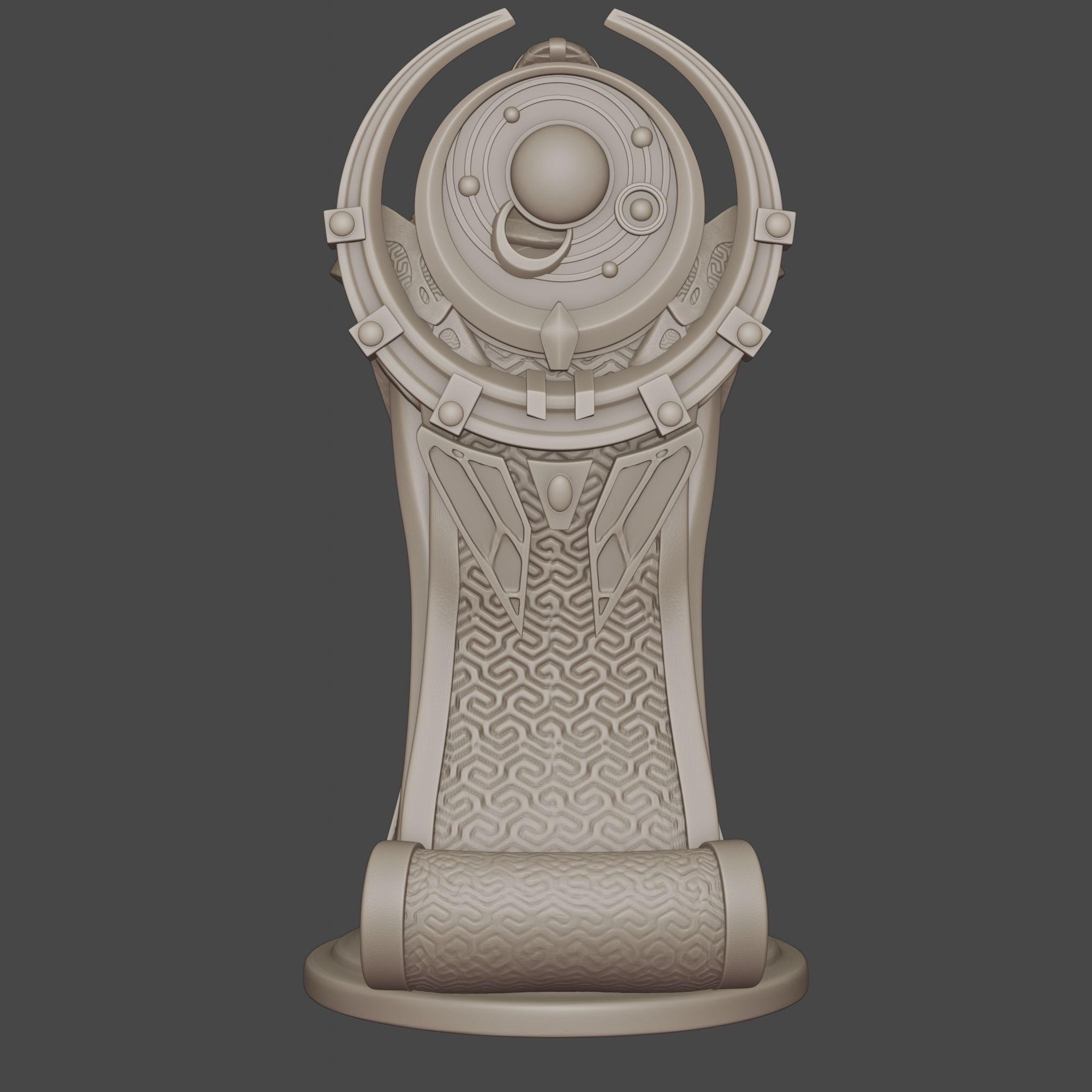 Bishop Oracle Dota 2 Chess Piece 3D print model_10
