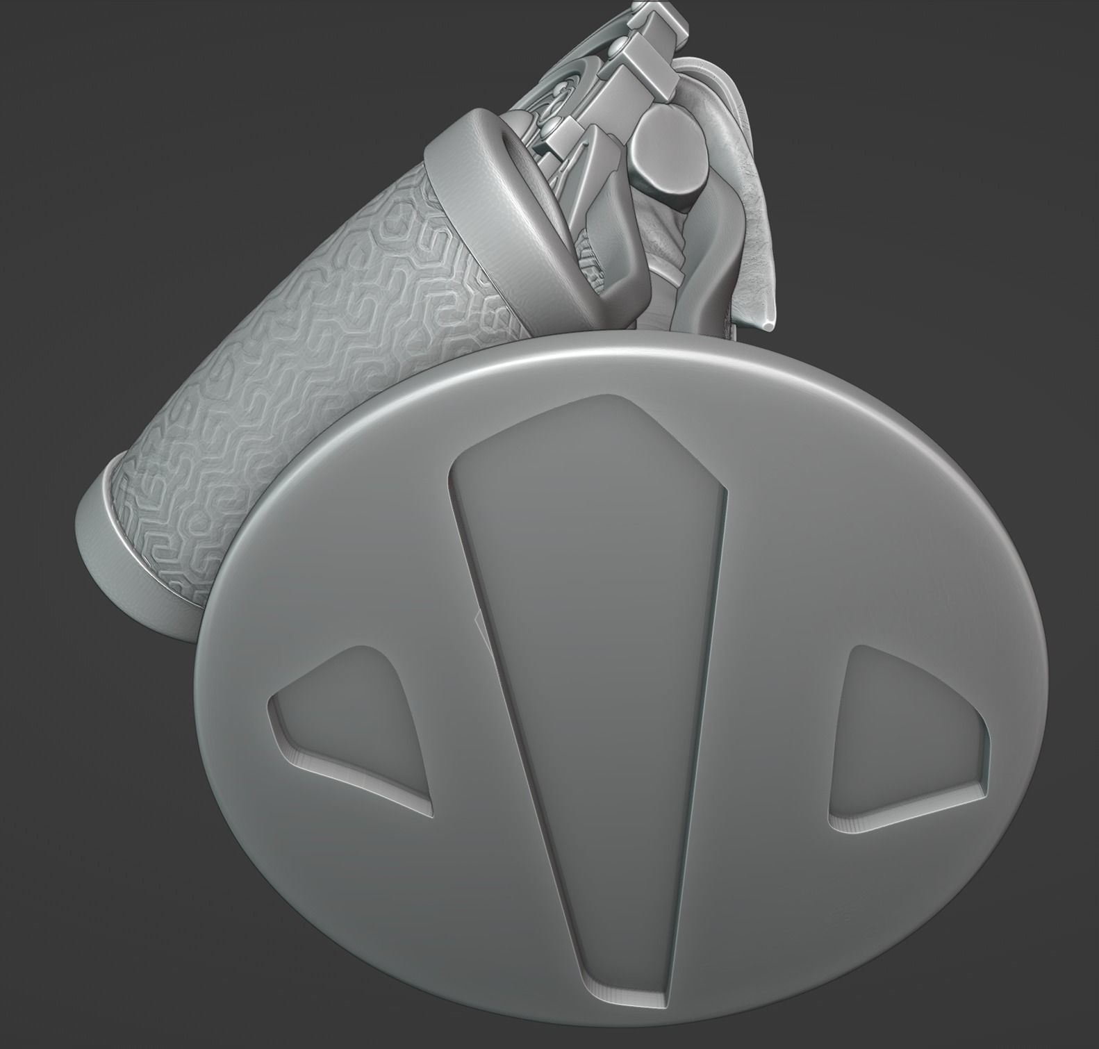 Bishop Oracle Dota 2 Chess Piece 3D print model_5