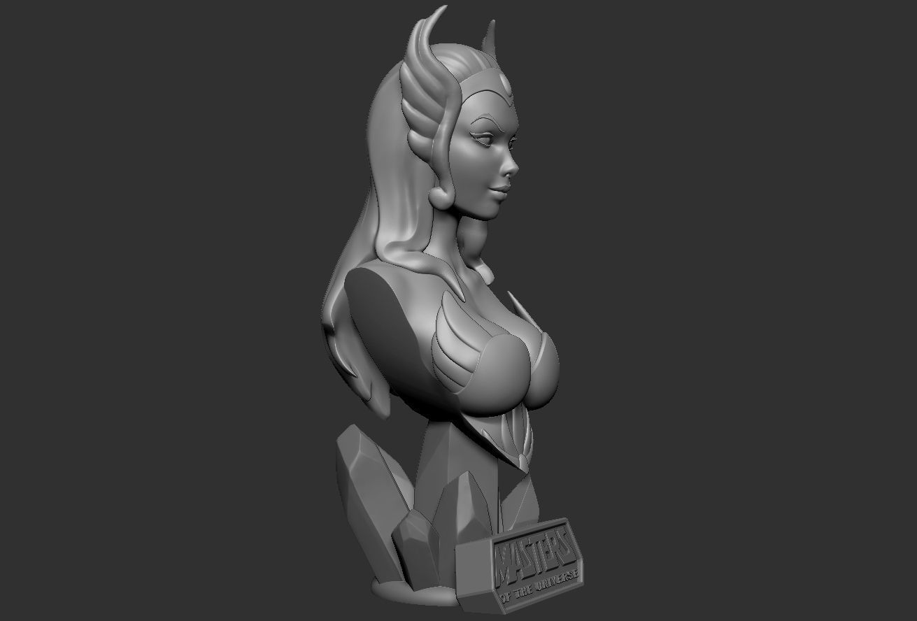 She-Ra - MOTU Bust 3D print model_15