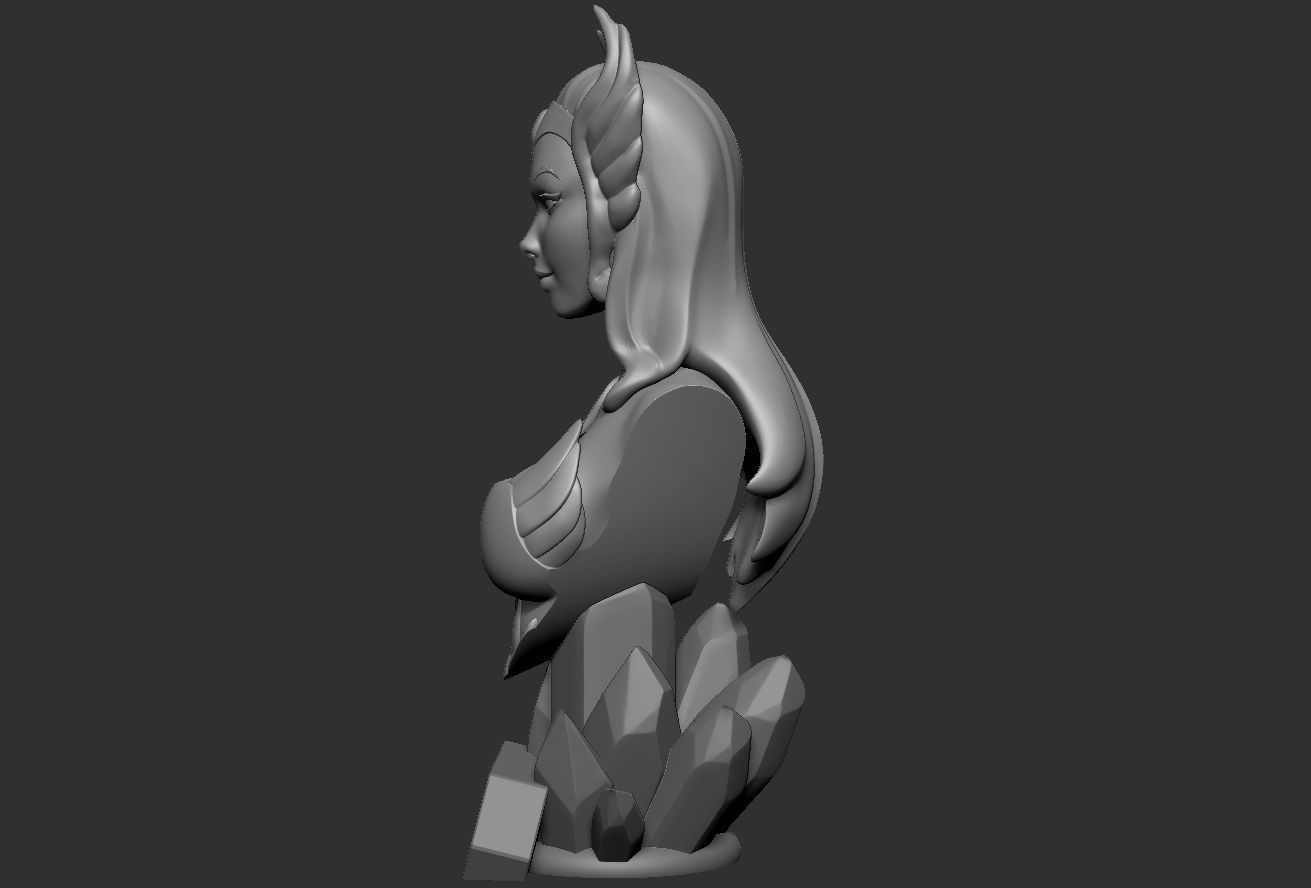 She-Ra - MOTU Bust 3D print model_8