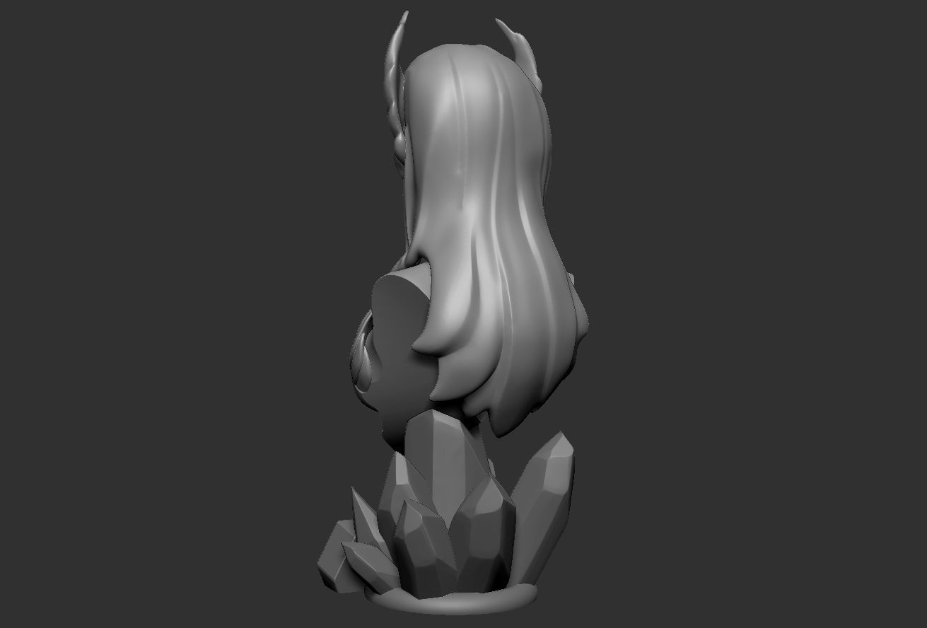 She-Ra - MOTU Bust 3D print model_10