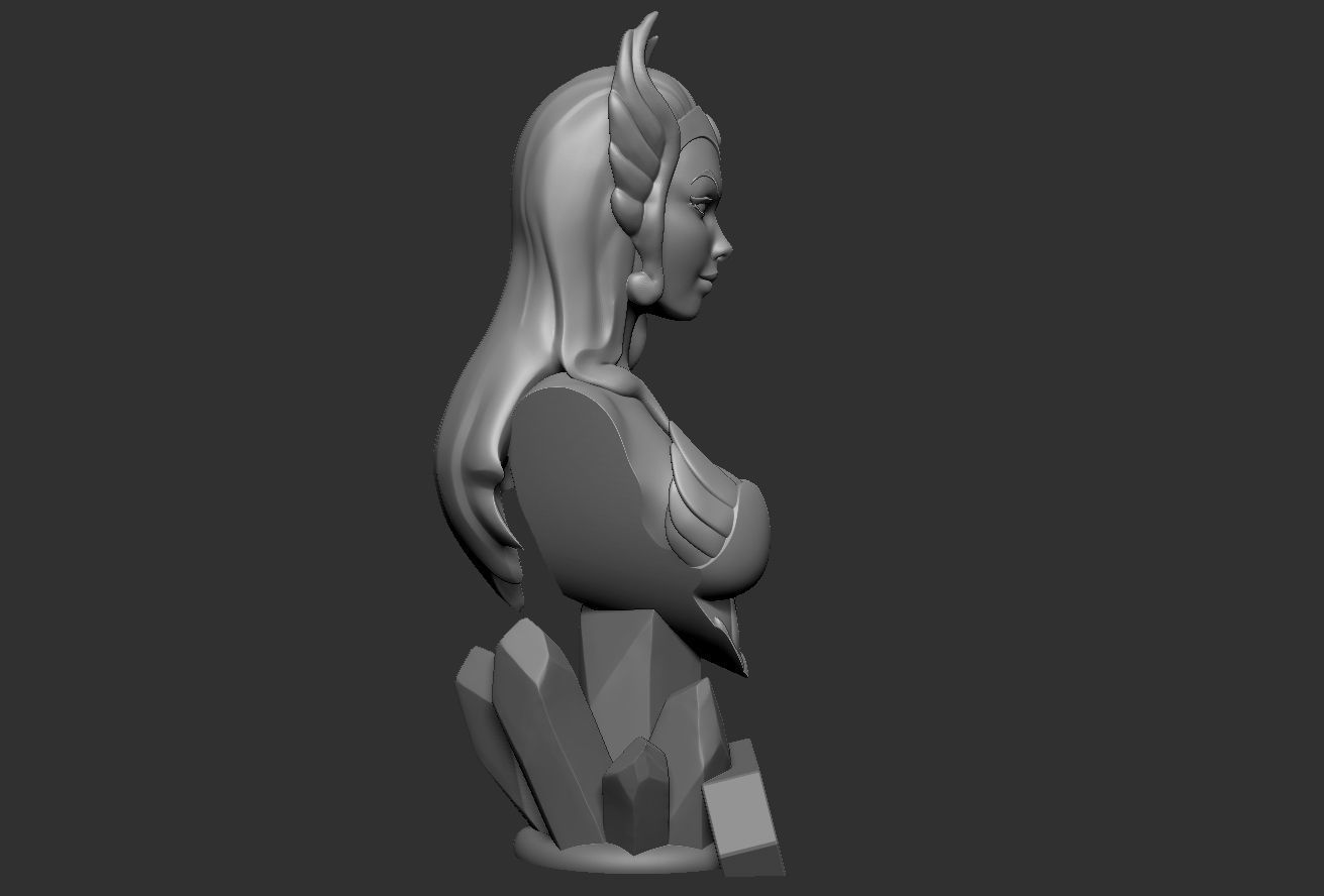 She-Ra - MOTU Bust 3D print model_14