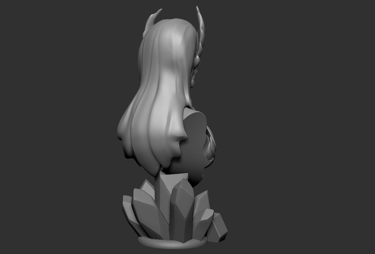 She-Ra - MOTU Bust 3D print model_12