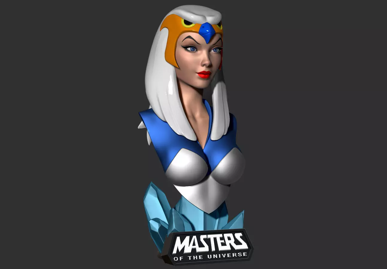 Sorceress - MOTU Bust 3D print model_0