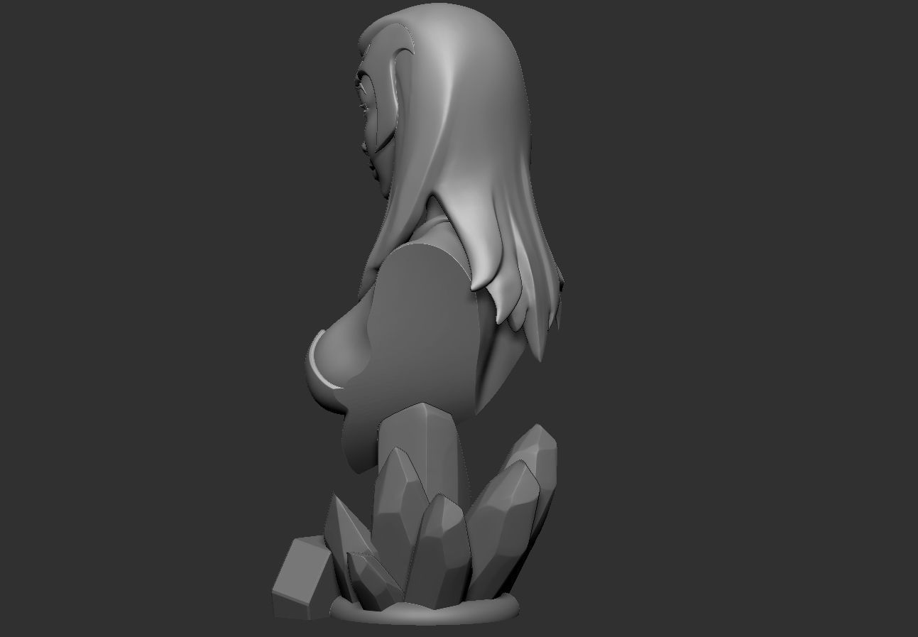 Sorceress - MOTU Bust 3D print model_10
