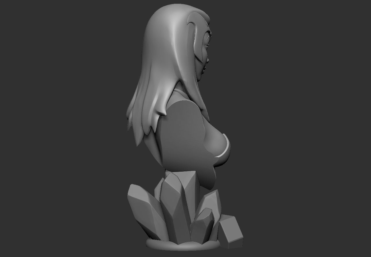 Sorceress - MOTU Bust 3D print model_14