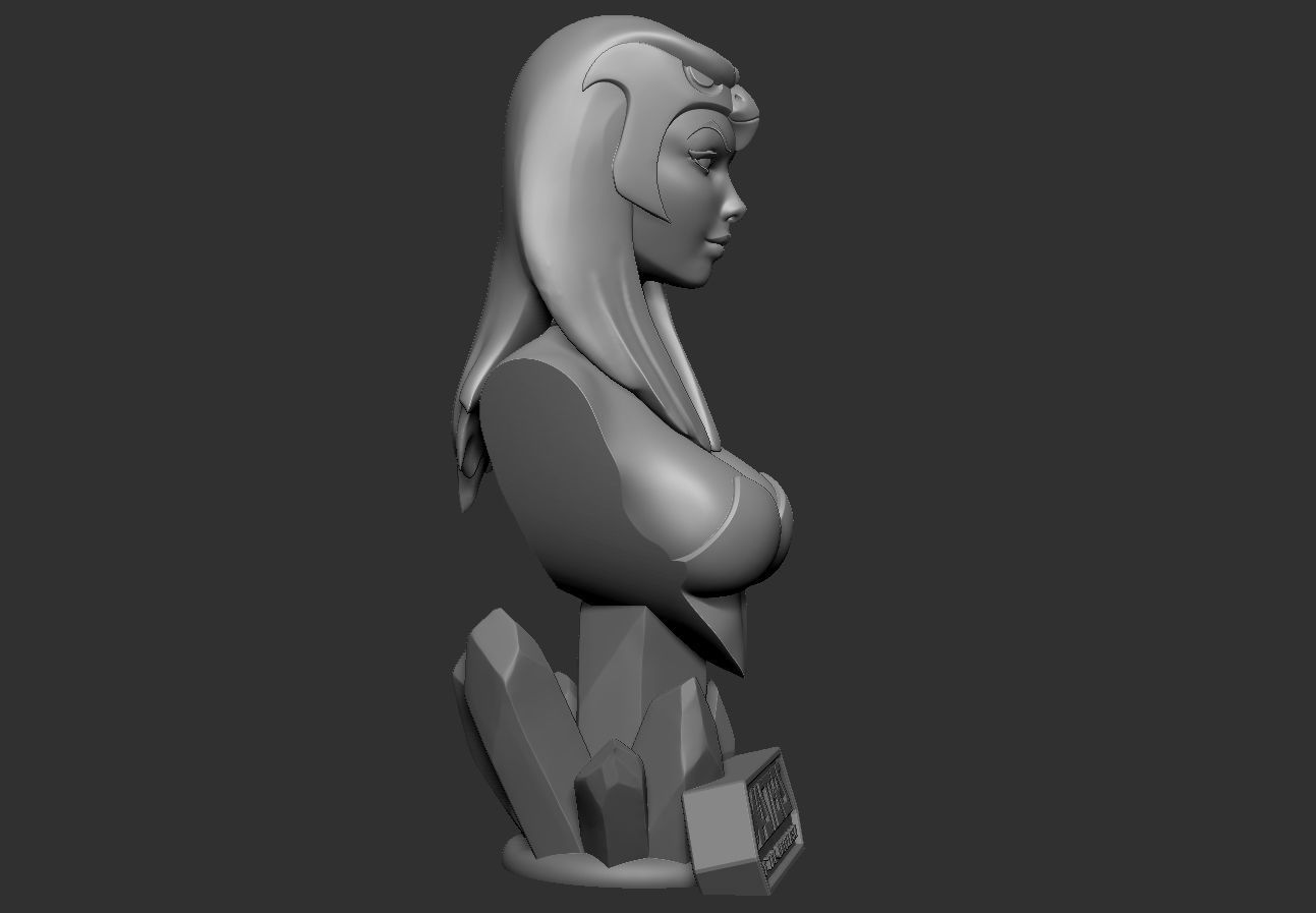 Sorceress - MOTU Bust 3D print model_15