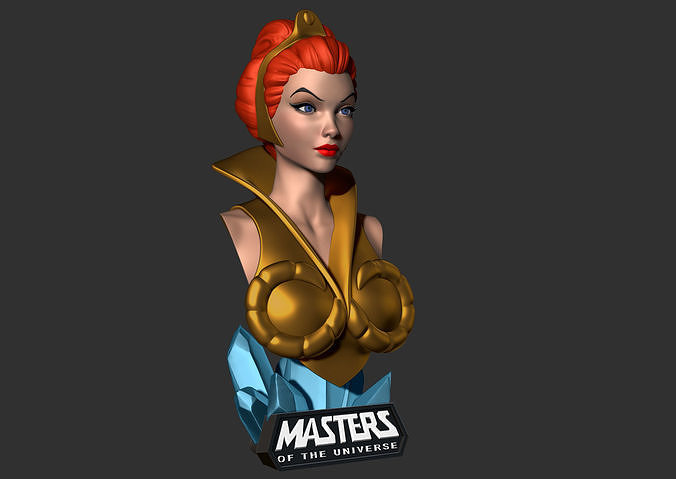 Teela - MOTU Bust 3D print model