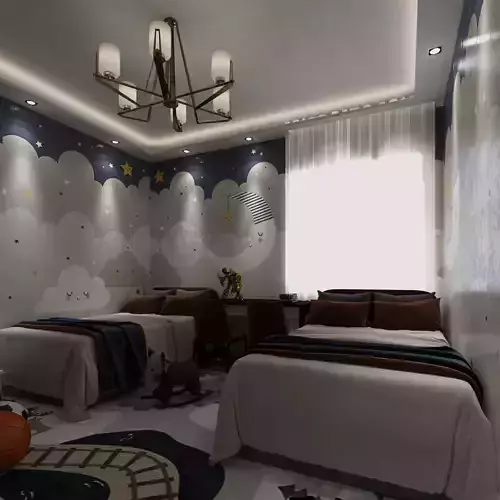 Kids Room 3D model