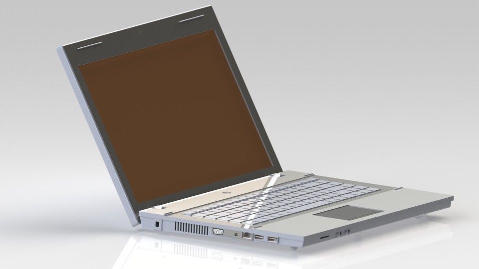 Laptop Free 3D model_6