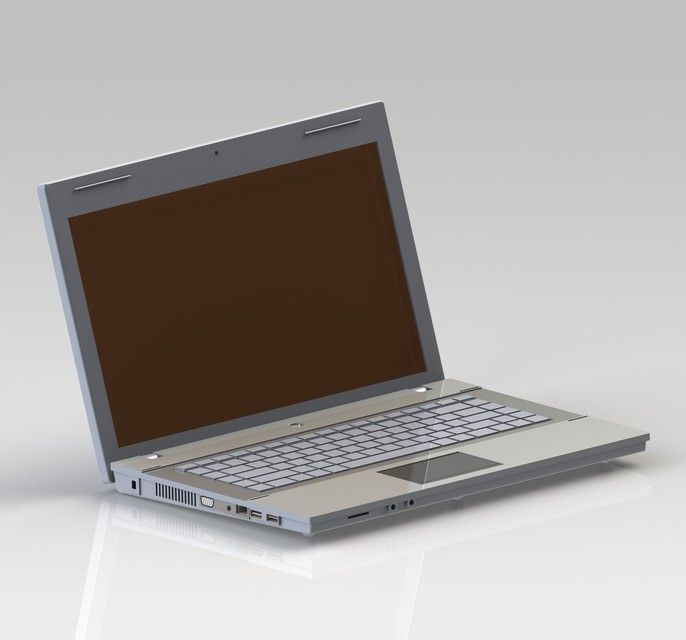Laptop Free 3D model_3