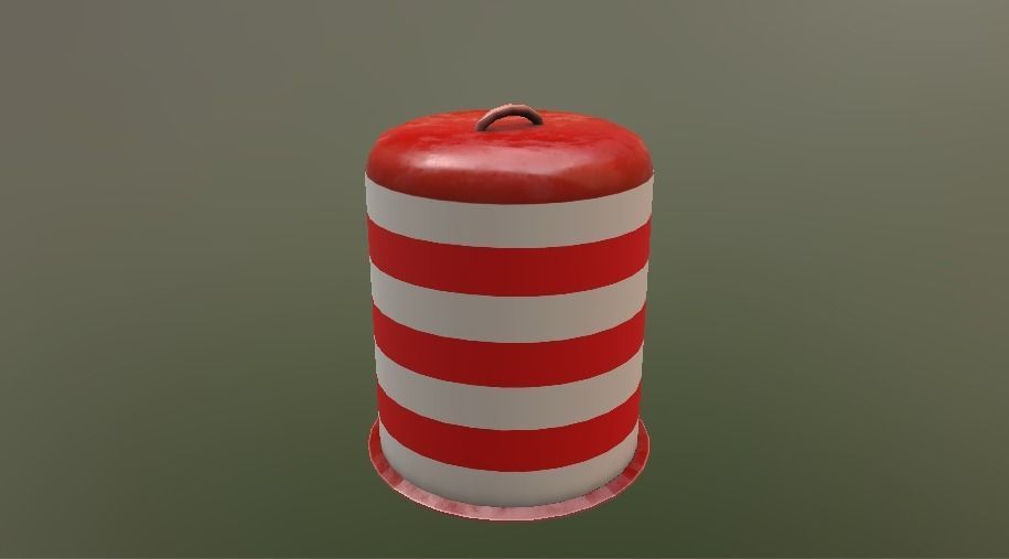 Roadblocks Pack Low-poly 3D model_6