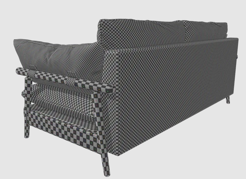 Hoxton sofa 3 Seater 3D model_10