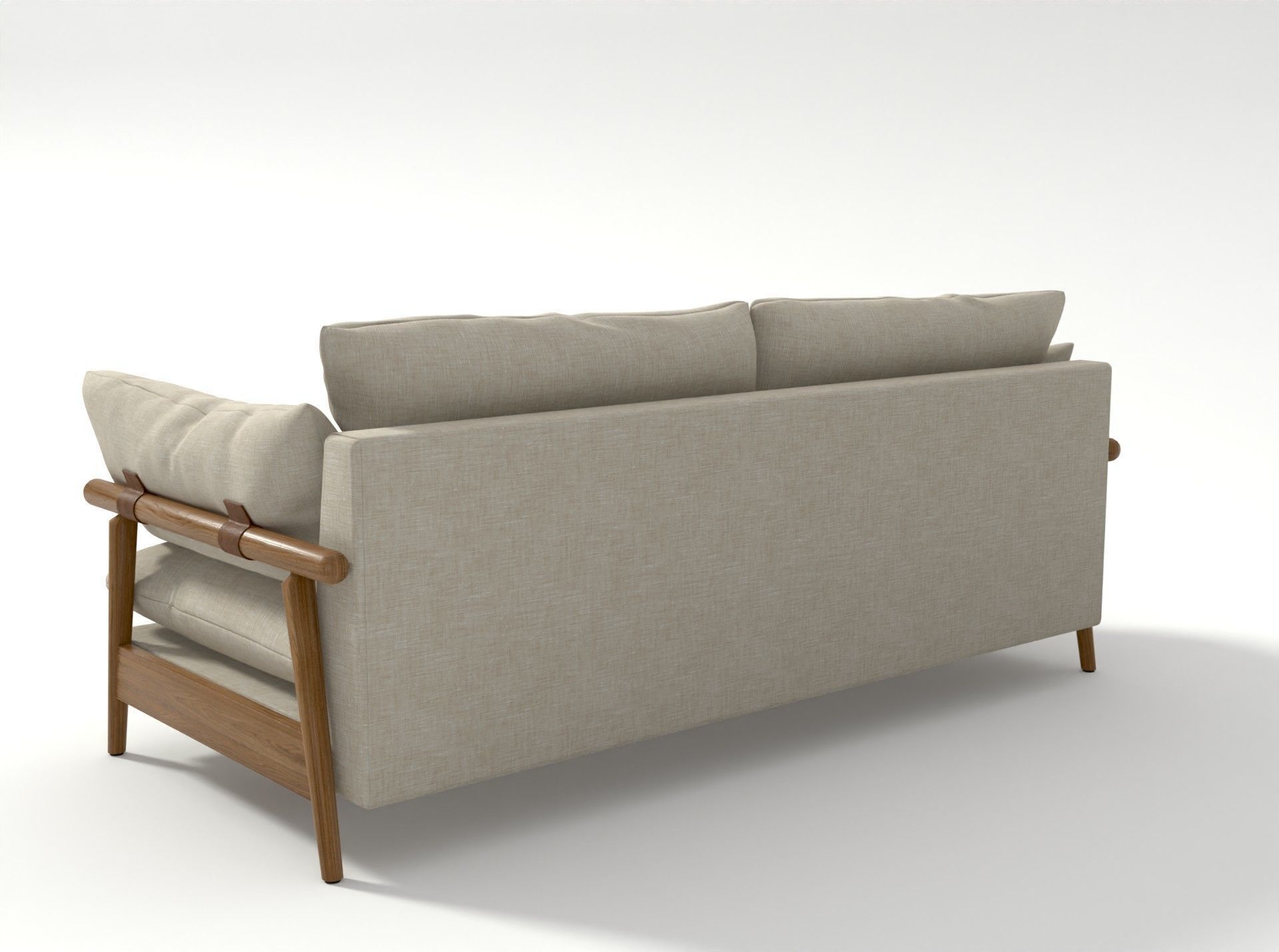 Hoxton sofa 3 Seater 3D model_6