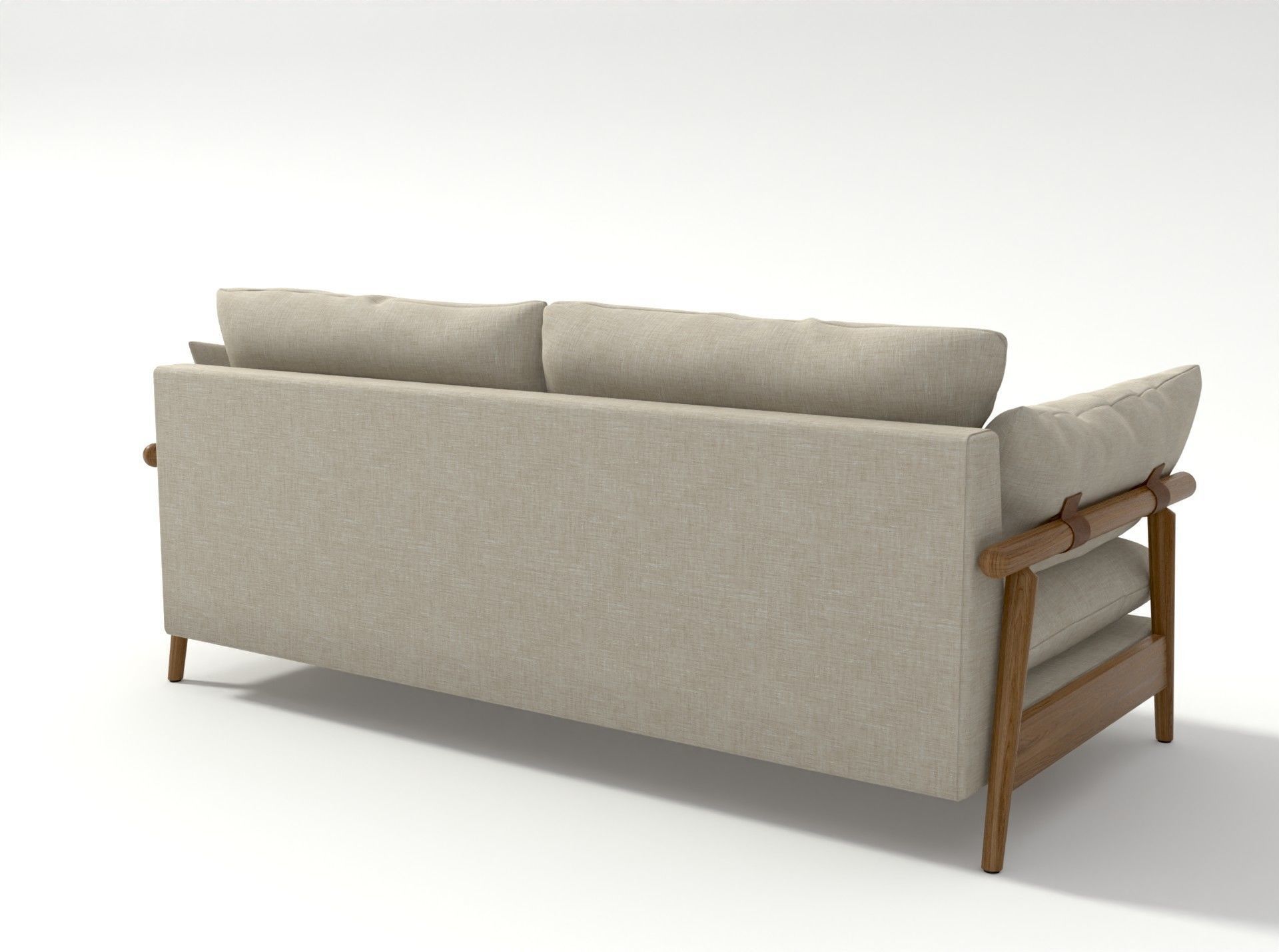 Hoxton sofa 3 Seater 3D model_5