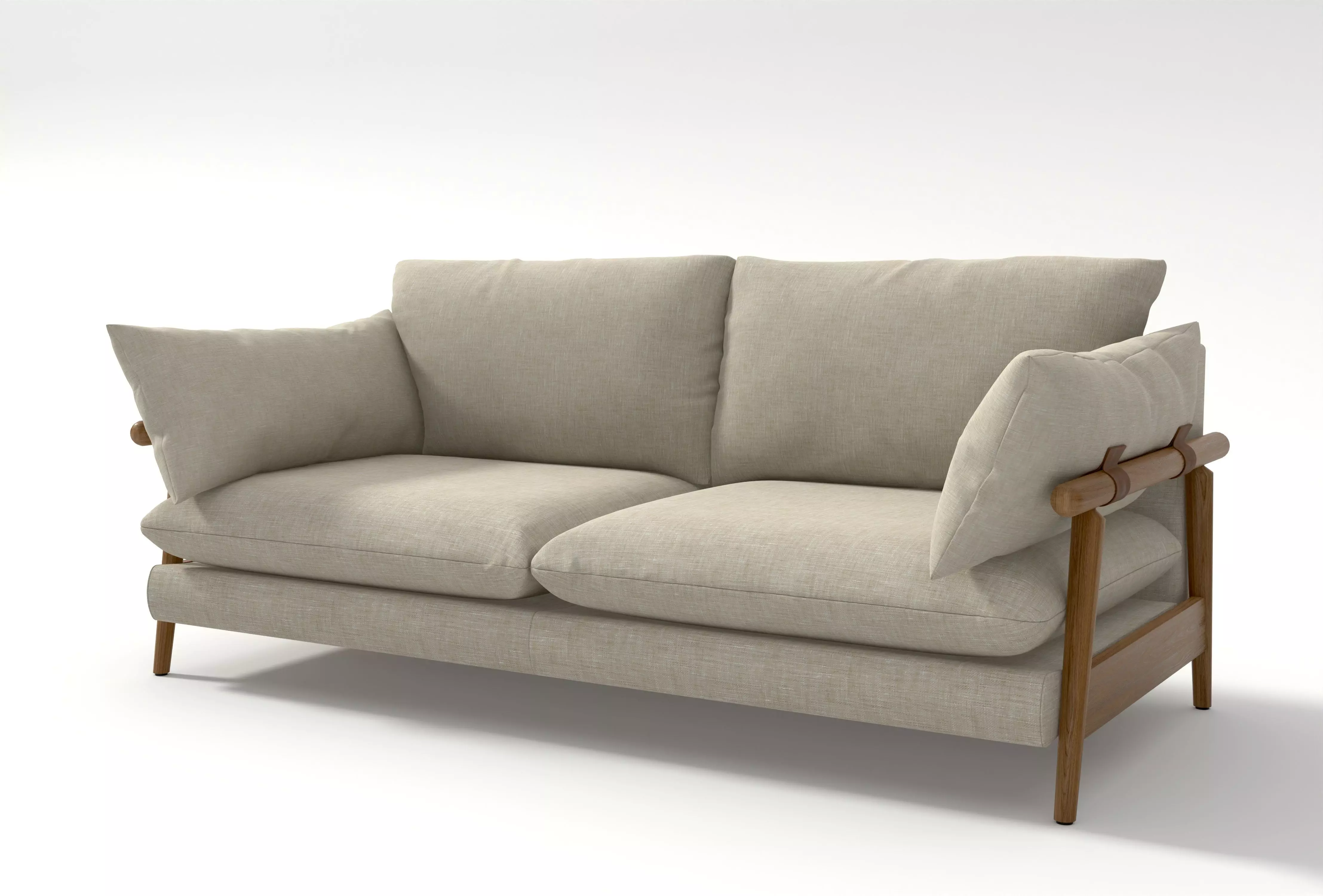 Hoxton sofa 3 Seater 3D model_0