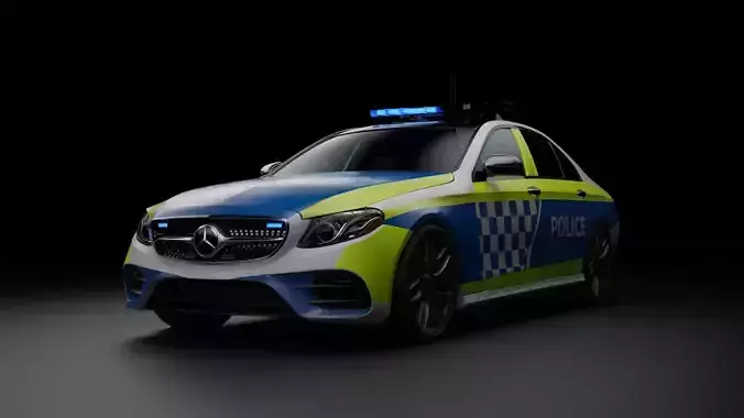 Mercedes Benz E43 Police Car