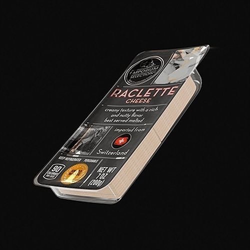 Package of Cheese 3 3D model 3