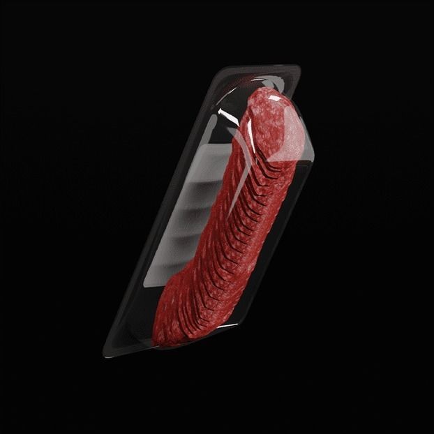 Package of Sausage 7 3D model_3