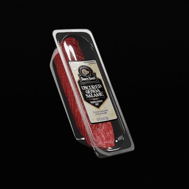 Package of Sausage 7 3D model_2
