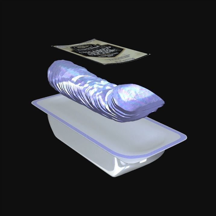 Package of Sausage 7 3D model_6
