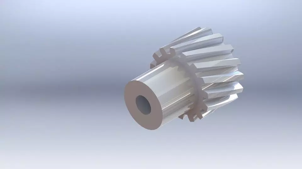 Helical Gear Free 3D model