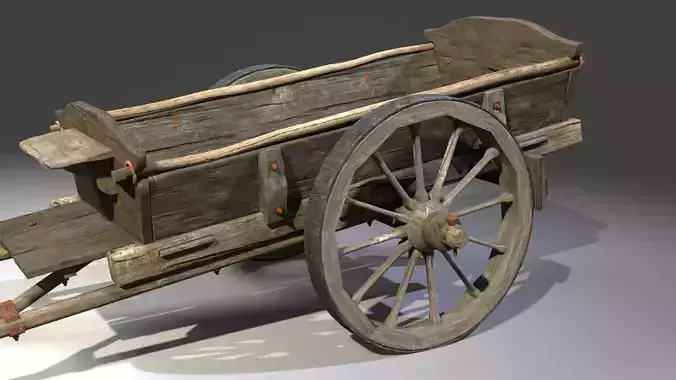 Wood cart
