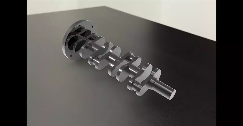 Crank Shaft Free 3D model
