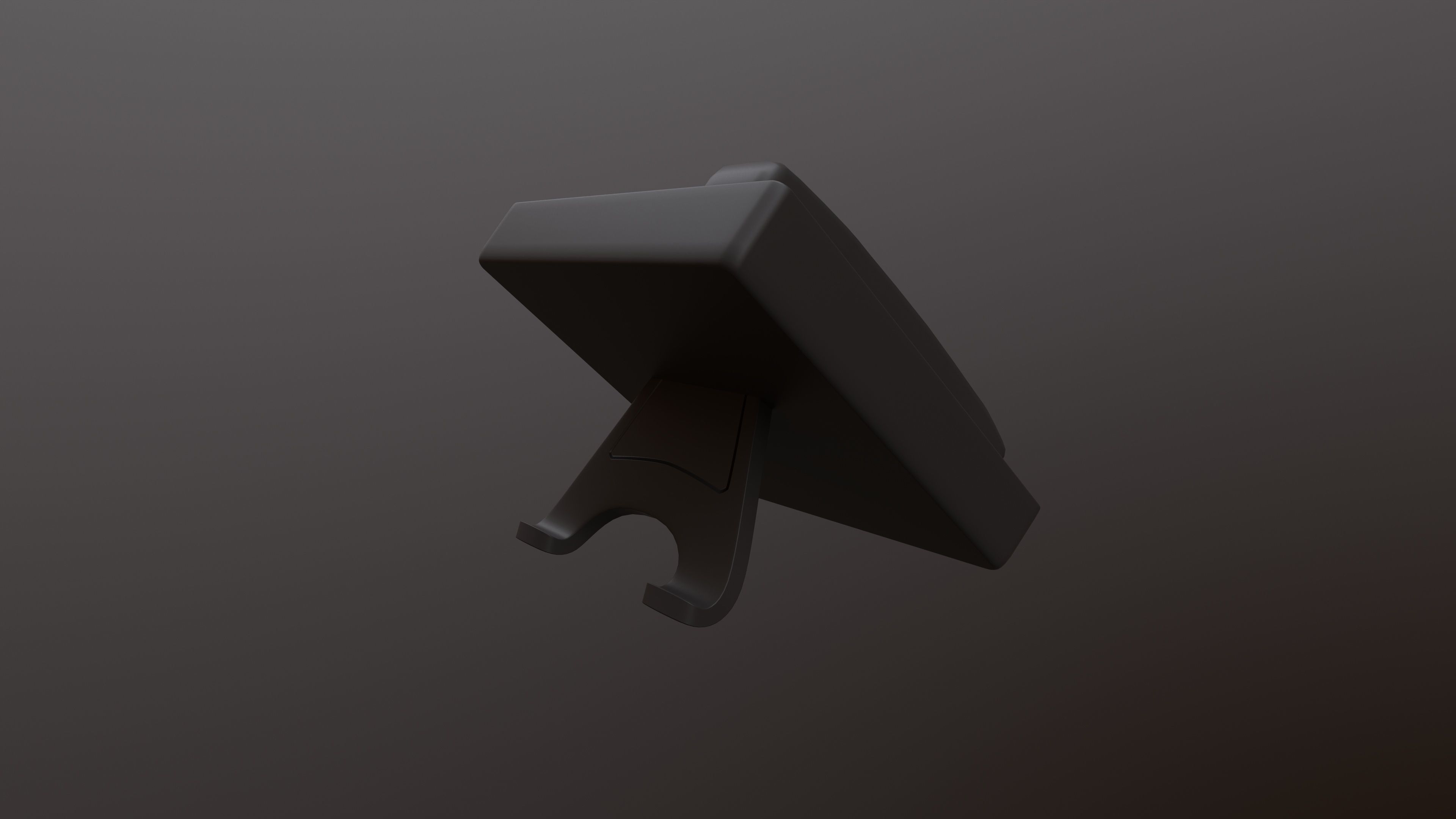 Office Phone Low-poly 3D model_4
