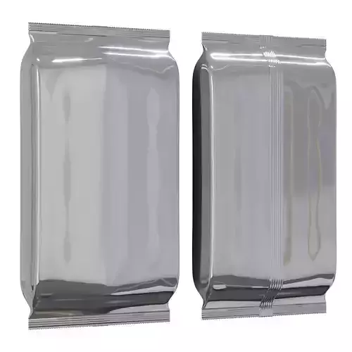 Foil card package mockup file