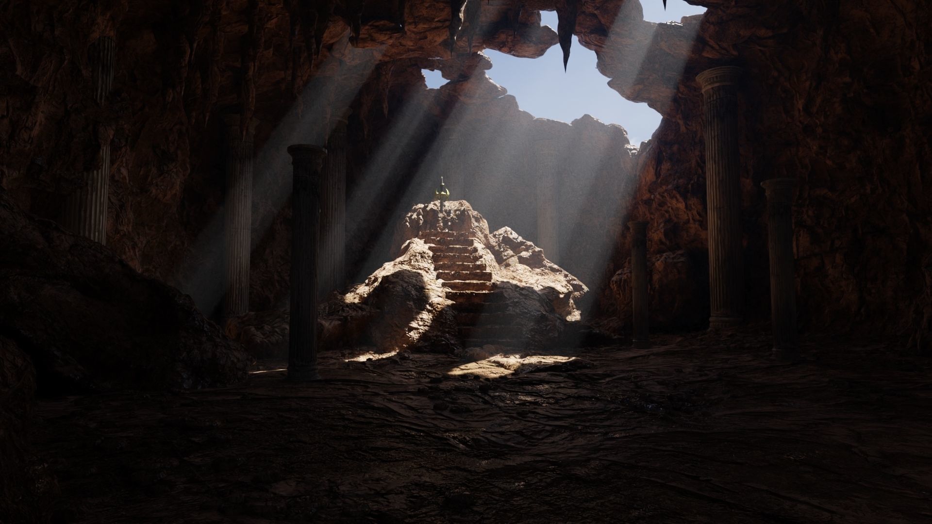 Forgotten Sword Scene 3D model_5